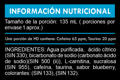 PACK HD X 60 BOT. BLUEBERRY - 2