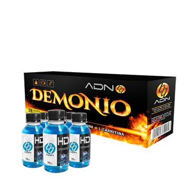 PACK ADN HD X 60 BOT. BLUEBERRY + DEMONIO CAJA X 28 SACHETS MARACUYA