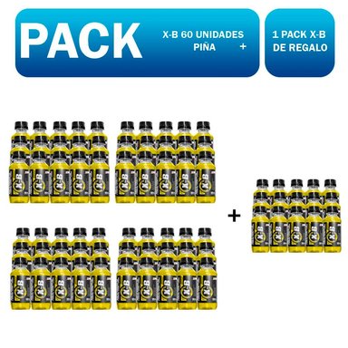 SET UNIVERSE NUTRITION X-B 60 UNIDADES PIÑA + 1 PACK REGALO