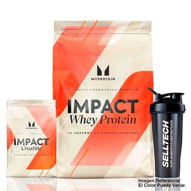 PACK PROTEÍNA MYPROTEIN IMPACT WHEY PROTEIN 2.5 KG CHOCOLATE + CREATINA MONOHIDRATADA 250GR + SHAKER