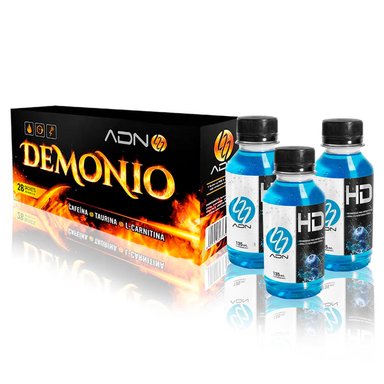 PACK ADN HD X 60 BOT. BLUEBERRY + DEMONIO CAJA X 28 MARACUYA