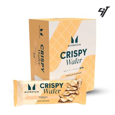 PROTEÍNA MYPROTEIN BARRAS CRISPY WAFERS CAJA 10 UNIDADES
