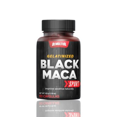 MACA NEGRA DEMOLITOR BLACK MACA GELATINIZED SPORT 120 CAPS