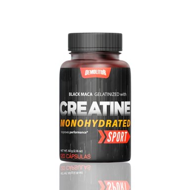 SUPLEMENTO DEMOLITOR CÁPSULAS DURAS CREATINA MONOHIDRATADA SPORT 120 CAPS