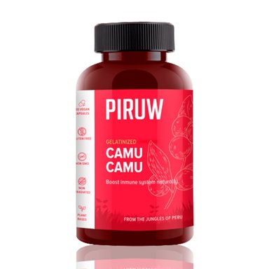 VITAMINA PIRUW CÁPSULAS DURAS C CAMU CAMU 100 UNIDADES