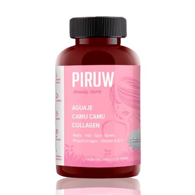 VITAMINA PIRUW CÁPSULAS DURAS BEAUTY SECRET 100 UNIDADES