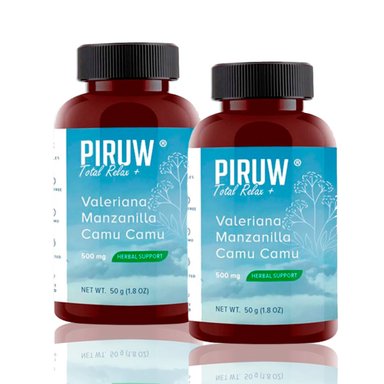 PACK PIRUW CÁPSULAS DURAS TOTAL RELAX 100 UNIDADES X2