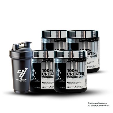 SUPLEMENTO KEVIN LEVRONE KLEV5008 PACK CREATINA MONOHIDRATADA 300 GR X4
