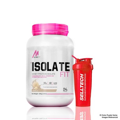 PROTEÍNA MSLAVA FIT MS00004 ISOLATE 2.65 LB VAINILLA + SHAKER
