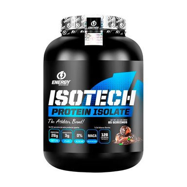 PROTEÍNA ENERGY NUTRITION PACK ISOTECH 3 KG CHOCOLATE + CREATINA 500 GR + SHAKER - 2