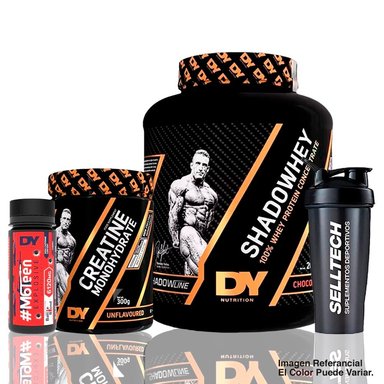 PACK DORIAN YATES SHADOW ISOLATE CHOCOLATE 2KG+CREATINA 300GR+M6TEEN+SHAKER