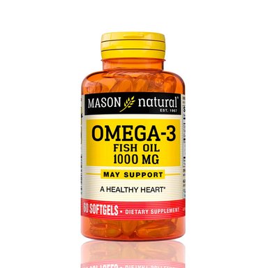 OMEGA 3 MASON FISH OIL 1000 MG 60 SOFTGELS