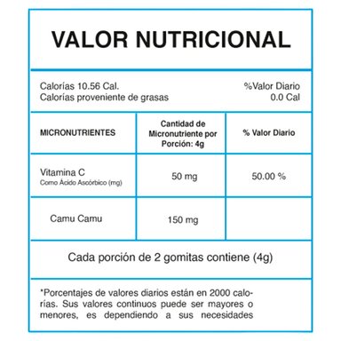 VITAMINA TMX0008 C PARA NIÑOS 70 GOMITAS TMX WELLNESS SABOR NARANJA - 2