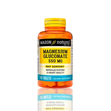 VITAMINA MASON035 MASON MAGNESIUM GLUCONATE 550 MG (100 TAB)