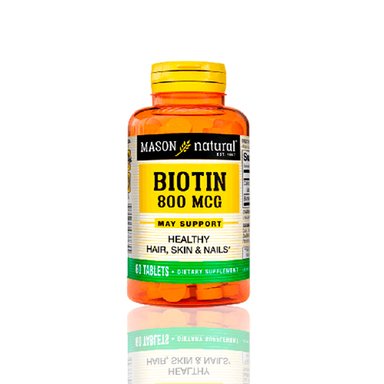 VITAMINA MASON012 MASON BIOTIN 800 MCG (60 TAB)