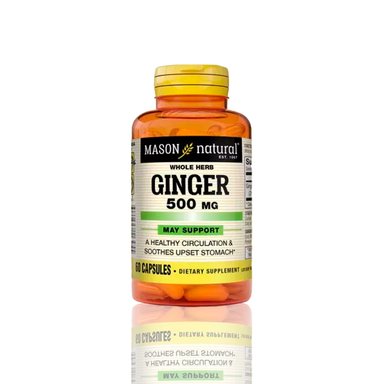 VITAMINA MASON027 MASON GINGER 500 MG (60 CAP)