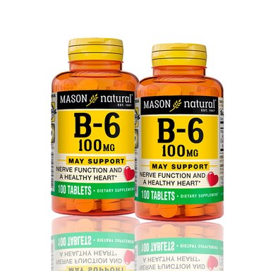 VITAMINA MASON5010 B6 100 MG (100 TAB) PACK X2