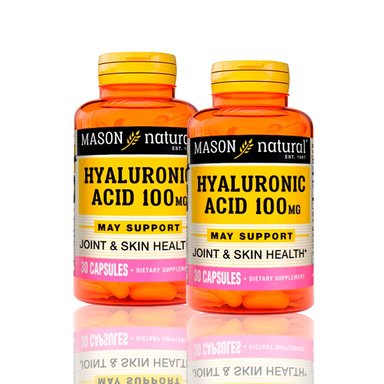 VITAMINA MASON5030 HYALURONIC ACID 100MG (30 CAP) PACK X2