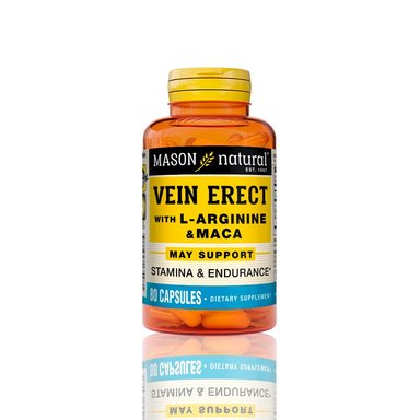 VITAMINA MASON047 MASON VEIN ERECT WITH LARGININE AND MACA (80 CAP)