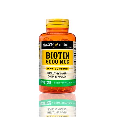 VITAMINA MASON011 MASON BIOTIN 5000 MCG (60 SOFTG)