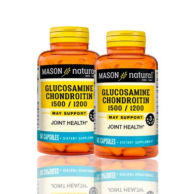 VITAMINA MASON5028 GLUCOSAMINE CHONDROITIN 1500/1200 (60 CAP) PACK X2