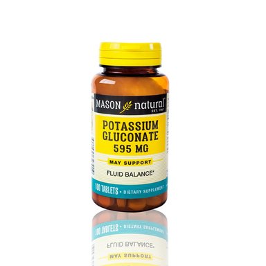VITAMINA MASON039 MASON POTASSIUM GLUCONATE 595 MG (100 TAB)