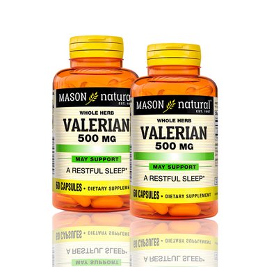 VITAMINA MASON5046 VALERIAN 500 MG (60 CAP) PACK X2