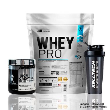WHEY PRO 3KG COOKIES AND CREAM + CREATINA KEVIN LEVRONE 300GR + SHAKER