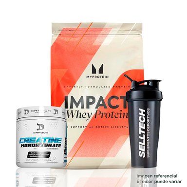 IMPACT WHEY PROTEIN 1KG CHOCOLATE+CREATINA DRAGONPHARMA 300G