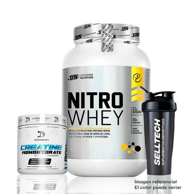 NITRO WHEY 1.2KG COOKIES+CREATINA DRAGON PHARMA 300GR