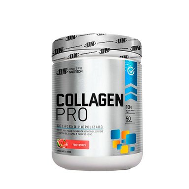 COLÁGENO UNIVERSE NUTRITION COLLAGEN PRO 500GR FRUIT PUNCH+TOALLA - 2