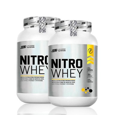 NITRO WHEY 1.1KG CHOCOLATE PACK X2