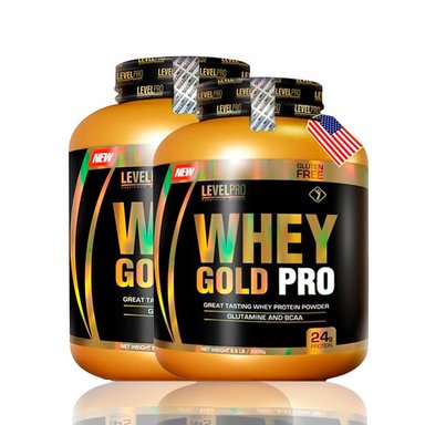 WHEY GOLD PRO 6.6LBS RICH CHOCOLATE PACK X2