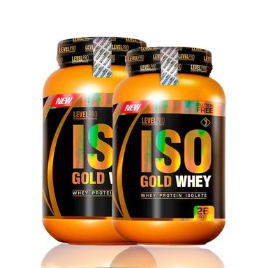 ISO GOLD WHEY 2.43LBS VANILLA CREME PACK X2