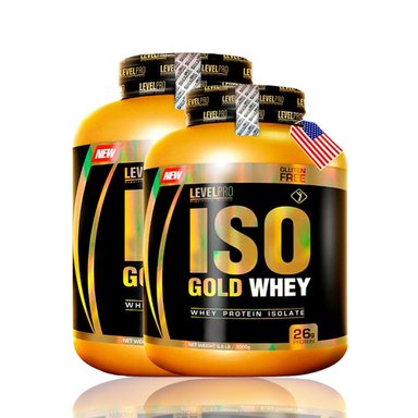 ISO GOLD WHEY 6.6LBS RICH CHOCOLATE PACK X2