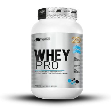 WHEY PRO 1.1KG CHOCOLATE+CREATINA UNIVERSE NUTRITION 250GR+SHAKER - 2