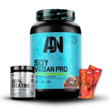 SOY VEGAN PROTEIN 1.5KG CHOCOLATE+CREATINA UNIVERSE NUTRITION 250GR+2 DIABOLUS