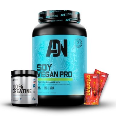 SOY VEGAN PROTEIN 1.5KG COOKIES+CREATINA UNIVERSE NUTRITION 250GR+2 DIABOLUS
