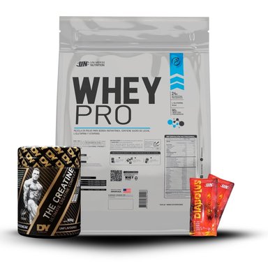 WHEY PRO 5KG VAINILLA+CREATINA DORIAN YATES 300GR+2 DIABOLUS