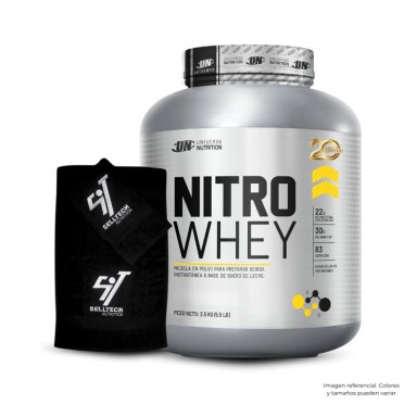 PROTEÍNA UNIVERSE NUTRITION NITRO WHEY 3KG COOKIES Y CREAM