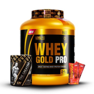 WHEY GOLD PRO 6.6LB VAINILLA+CREATINA DORIAN YATES 300GR+2 DIABOLUS