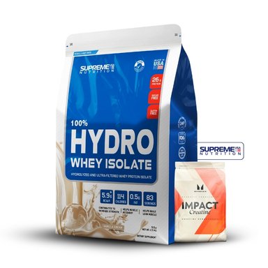 100% HYDRO WHEY ISOLATE VAINILLA 5.5LB+CREATINA MYPROTEIN 250GR