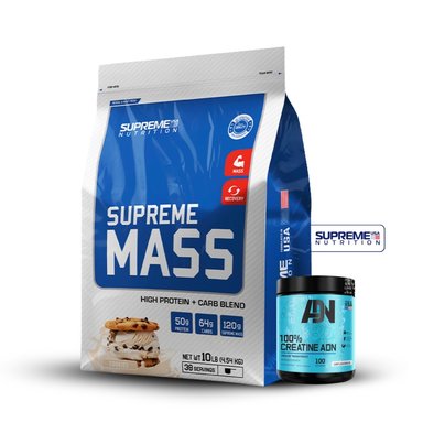 SUPREME MASS 10LB COOKIES+CREATINA ADN 250GR