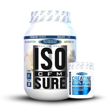 Iso Cfm Sure 2 lb Bluhealth Nutrition  Vainilla + Creatina 300gr