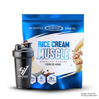 Crema De Arroz Bluhealth Nutrition 1.2 Kg Cookies