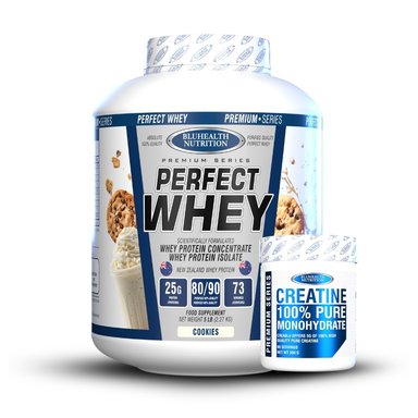 Perfect Whey 5 lb Bluhealth Nutrition  Cookies + Creatina 300gr