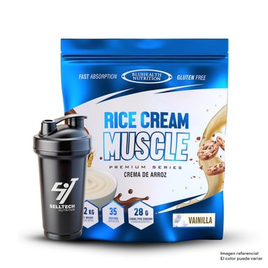 Crema De Arroz Bluhealth Nutrition 1.2 Kg Vainilla