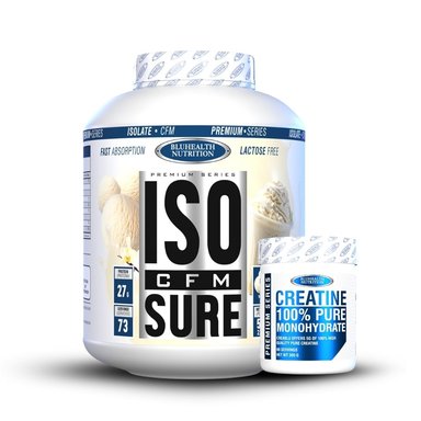 Iso Cfm Sure 5 lb Bluhealth Nutrition  Vainilla + Creatina 300gr