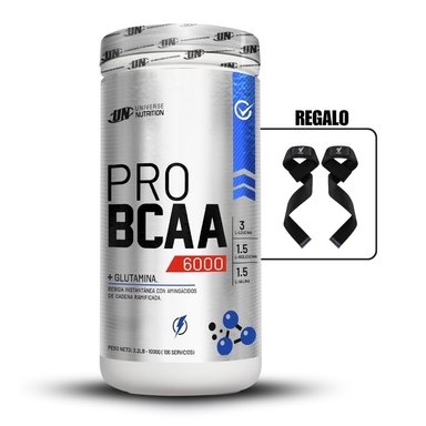 PRO BCAA 6000 1 KG NARANJA+STRAPS