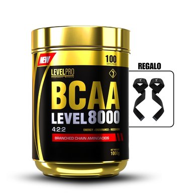 BCAA LEVEL PRO 8.0 1080GR CITRUS PUNCH+STRAPS